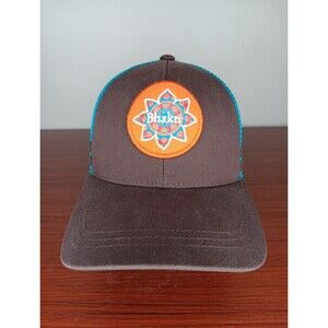 Bhakti Chai Tea Snapback Trucker Hat Brown Teal Craft Brewed EUC